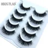 Makeup Tools 500 par100 lådor 3D Mink Eyelashes Natural Hair False Long 100% Dramatic Eye MakeupFake Lashes Fluffy Cilios 230613