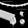 Tringles à rideaux Rail Blanc Style Moderne Piste Visible Nano Silencieux Rideaux Accessoires Plastique Pliable 230613