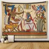 タペストリーsepyue tapestry壁ぶら下がっているヒッピー古代エジプトの壁画自由and芸術部屋装飾ベッドルーム布毛布トリッピー230613