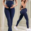 Leggings pour femmes Pantalons de yoga de maternité taille haute pour femmes Over The Belly Pregnancy Support Workout Yoga Tights Pants Leggings de yoga pour la grossesse
