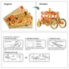 Play Mats Piececool 3D Metal Puzzle The Princess Carriage Model Kits DIY Toy for Teen Jigsaw Brain Teaser Gifts Adult 230613