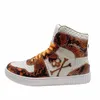 designer luxe phillip gewone klassieke sneaker pp schedel gedrukt casual hoge platformschoenen heren outdoor run zapatos basketbalschoen rood