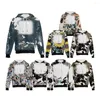 Men's Hoodies Fashion Loose Top Sublimation Blank Sweater For Thermal Transfer Printing Parent-Child Sports Polyester Brushed Clothes