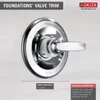 Delta Foundations Single Handle Trim Only Douchekraan in Chrome BT13010