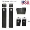 USA Stock 1.0 ml Tom Pen 280mAh Uppladdningsbar batteri tjockt oljestatersatser 200st/fodral Lokal 2-5 dagars leverans Anpassa tillgängligt D7