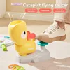 Sport Toys Kids Flying Disc Air Rocket Launcher Outdoor Fun Game Sensory Toys Foot Step Catapult Flying Saucer Catching Training Sports Toy 230612