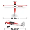 Electric/RC Aircraft Sport Cub 500 RC Plane 2.4G 4 CH One-Key Aerobatic RC Airplane Schiuma EPP RC Aliante Aircraft RTF 761-4 Fighter Boys Giocattoli Regali 230612