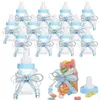 Confezione regalo Ragazzi Ragazze Mini alimentatore Stile bomboniera Bomboniera Riutilizzabile Baby Shower Con Bowknot Compleanno Carino Nato Dolce Riempimento bottiglia