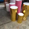 パーティーデコレーション7pcs/set）背の高い透明なアクリルクリスタルメンタルフラワースタンドの結婚式の歩道の背景Arch Yudao560のための柱
