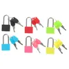 Jewelry Pouches 6 Sets Colored Mini Padlock With Keys Diary Stationery Case Suitcase