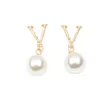 Moda 18k złota luksusowe projektanci marka V Letters Stud Clip łańcuch perłowy Peardrop Geometryczne kobiety kryształowy kryształek kolczyka