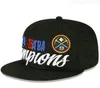 Denvers Nuggets 27 Murray 15 Jokic 22-23 2022-2023 결승전 챔피언 챔피언 라커룸 ​​9fifty Snapback 모자 유니즈 옥스 햇빛 뼈 자수 도매 카퀴 트 캡 A10