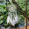 Decorações de Jardim Pendão Branco Captura Monternet Grandes Penas Criativas Casamento Pendurado Decoração 1PC R230613