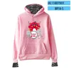 Męskie z kapturem Nyango Star Merch 2d Print z kapturem kobiet/mężczyzn Ubrania HARAJUKU Casual High Collar