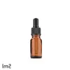 Amber Glass Liquid Reagent Pipette Bottles Eye Dropper Aromatherapy 5ml-100ml Essential Oils Perfumes bottles wholesale free DHL Hicvd