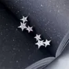 Sterling Silver Stud Earrings for Women Kids Girls Earring Wedding Presents R230613