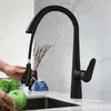 Kitchen Faucets Light Grey Brass Sink Faucet Pull Out Copper With Two Functions Spray High Quality Tap