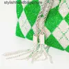 Totes Diamonds Tassel вечерняя сцепление женщина -пакет женщин роскошные дизайнерские цепные металлические кольцевые ручка блестящая хрустальная ковша свадьба свадебная вечеринка