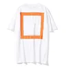 OFFes Sommer T-Shirt Herren Damen Designer T-Shirts Lose T-Shirts Tops Mann Freizeithemd Luxurys Kleidung Streetwear Shorts Ärmel Polos T-Shirts Größe S-XL Weiß #17