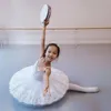 Dancewear Black Professional Ballet Tutu Kids Girls Women Adult Lace Sequined Swan Lake Pancake Tutus Ballet Adult Ballerina Dance Dress 230612