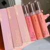 Lip Gloss Shiny Nourish 6 Colors Long-Lasting Glossy Lipstick Waterproof Non-Stick Cup Moisturizing Glaze Cosmetic