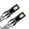 2PCS CAR мотоцикл H1 H3 Светодиодный декодирование передние туманные фары 3030 12SMD 24W 6500K Луновые лампочки Автопоучительные аксессуары