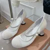 Scarpe eleganti Mesh Strass Donna Pompa Punta tonda Bella Zapatillas Mujer Tacco a spillo Donna Perla Moda di alta qualità Pompe Donna