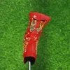 Andere Golfprodukte Alle Arten von Golfschläger-Blade-Putter- und Mallet-Putter-Schlägerkopfabdeckung, Blumen-Schneemann für Golf-Blade-Putter-Kopfschutzabdeckung 230612