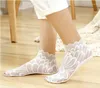 Frauen Socken 1 Paar Spitze Blume Mesh Nicht-slip Unsichtbare Liner Socke Weibliche Elastische Bequeme Dünne Transparente Atmungsaktive Knöchel