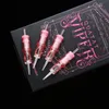 タトゥーニードル20pcsbox Quality Pink Viper PMU Sharp durable Consionant Long Tip Tattoo Needles Permanent Makeup Cartridge 230612