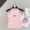 Designer Vest Sweater Women Vests Sweaters Spring Fall Loose Letter Round Neck Pullover Top Waistcoat Jumper Woman Plus Size
