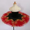 Vêtements de Danse Professionnel Ballet Tutu Velours Noir Rouge Crêpe Tutu Enfants Filles Adultes Femmes Ballet Robe Filles Halloween Costume Ballerine 230612