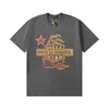 Hellstar Studios Tendance Hip-Hop Manches Courtes Homme Femmes T-shirts Unisexe Coton Tops Hommes Vintage T-shirts D'été Lâche Tee Rock 2 4MNS
