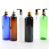 Opslag Flessen Multicolor 500ML X 10 PET Lege Shampoo Navulbaar Met Lotion Pomp Dispensers Badkamer Vloeibare Zeep Plastic Containers