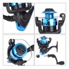 Baitcasting Reels 52 1 Mulinello da pesca pieghevole ultraleggero che gira con 60 m di diametro della linea di grandi dimensioni Roller Casting Wheel Vessel Bait 230614