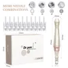 Masseur de visage E30 Micro stylo à aiguille avec 12 cartouches Nano Kit de soins de la peau sans fil Machine de rajeunissement 230612