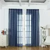 Curtain Shiny Yarn Star Tulle Curtains For Living Room Modern Sheer Bedroom All Window Drapes High Quality Durable Supplies