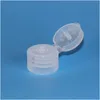 50 ml handdesinfecterend huisdier plastic fles met flip top dop transparante vierkante vormfles voor cosmetica wegwerp handsinfanering IVWTN