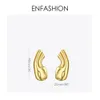 Ear Cuff ENFASHION Punk Earlobe Ear Cuff Clip On Earrings For Women Gold Color Auricle Earings Without Piercing Fashion Jewelry E191121 230613