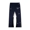 Pantaloni jeans da uomo High Street Coppia di pantaloni per lettere maculato per lettere da uomo coppia da donna coppia versatile versatile dritto