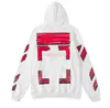 Offes T-shirts White 2022 Style Trendy Fashion Sweater Painted Arrow Crope Rand Loose Hoodie Men's and Women's Coatjqm1 Tops