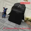 Mochila a cuadros Grafito Lona diseñador de moda para hombre Bolsas de viaje negras Bolsa de mensajero de cuero genuino capacidad deportiva mochila bolso bandolera bandolera