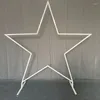Party Decoration Wedding Arch Five-pointed Star Background Outdoor Balloons Birthday Anniversary DecorationMariage