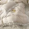 Постилочные наборы хлопковые кружевные стиль принцессы в стиле Pure Cotton Beding Set Set Stepbir