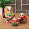 Dockor 510-skikt Houten Russian Nesting Doll Matryoshka Poppen Voor Kinderen Brithday Geschenken Decor Poupee de Nidification Russ 230612