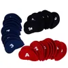 Autres produits de golf Couvre-tête de fer de golf Putter de fer Fenêtre noire de protection Club de golf Protecteur de tête de fer Accessoires de golf 10pcsset 230612