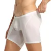 Onderbroek SEOBEAN mannen Ondergoed Lange Boxers Strakke Stretch Sport Mannen Boxer Shorts Sexy Lage taille Mannelijke Slipje Boxershorts