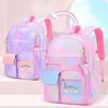 Zaini Cute Girls School Bags Bambini Primary Backpack Satchel Kids Book Bag Princess Schoolbag Mochila Infantil 2 Szies 230613