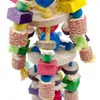 Speelgoed 1 STKS Vogelspeelgoed Aan maïskolven geknaagd met gekleurde houten kralen Geschikt voor destructief papegaaienspeelgoed