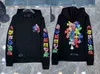 Designer Hearts Hoodie Chromees Mens hoody Kläder Kvinnor Hjärt hoodies hooded ch Cross Flower Arm Front Printed Horseshoe Pocket Zipperxi6y